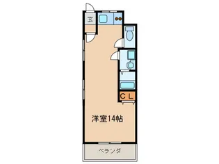 ヴェルドミール山忠流町【2階】の間取り