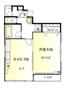 鈴木商事第9ビル【3階】の間取り