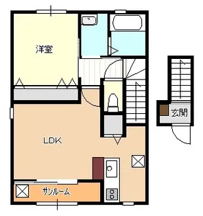 ソーヴィニヨン・ブランI【2階】の間取り