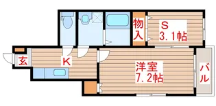 LA VIE BELL I棟【1階】の間取り