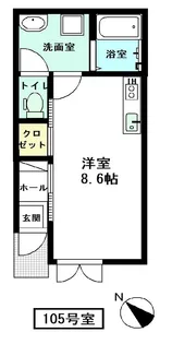 レージュ【1階】の間取り