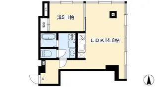 八木ビル【3階】の間取り