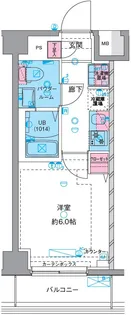 GENOVIAお花茶屋IIskygarden【2階】の間取り