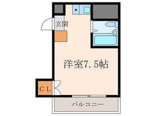 プチハイム【4階】の間取り