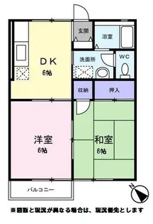 リビエールA棟【1階】の間取り