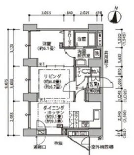 東雲キャナルコートCODAN14号棟【8階】の間取り