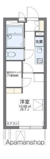 レオパレスシャルム宝【1階】の間取り