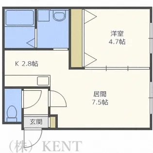 casa otto【2階】の間取り