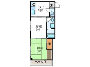 エスカーラ北山【2階】の間取り