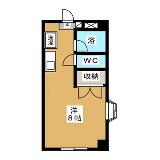 フィールドハイム【1階】の間取り