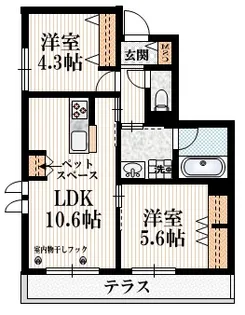 ルピナス【1階】の間取り