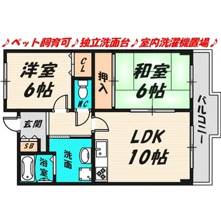 ラ・アベニュー中野【5階】の間取り