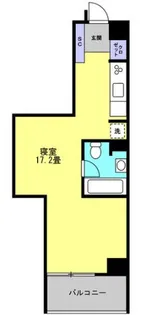 FLATS GAZERY(フラットガゼレイ)【4階】の間取り