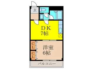 中野ハイツ2【3階】の間取り