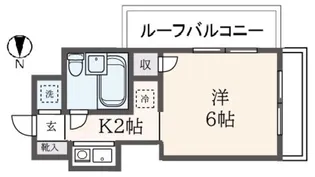 ワコーレ砧【4階】の間取り
