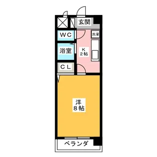 マジェスティシロトリ【2階】の間取り