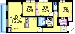 シャルマンおおたかの森【2階】の間取り