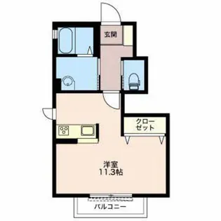 カーサ生桑【1階】の間取り