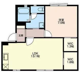 サングレイス【1階】の間取り