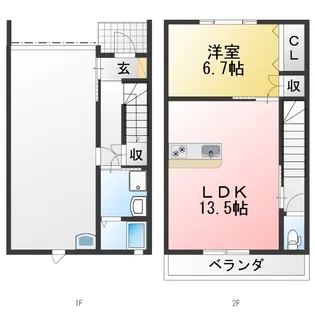 チャヤベース C棟の間取り