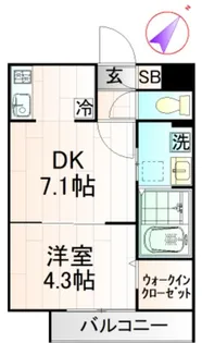 アリエッタ【1階】の間取り