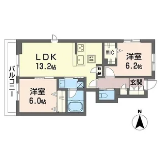 グリーン ベル【1階】の間取り