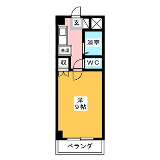 クインシティHISHINO【4階】の間取り