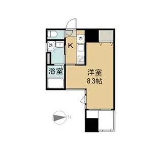 カーサ・スタジオーネ原町【1階】の間取り