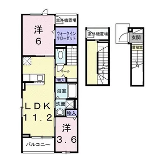 アグリヒルズ T【3階】の間取り