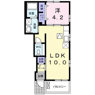ルピナス【1階】の間取り
