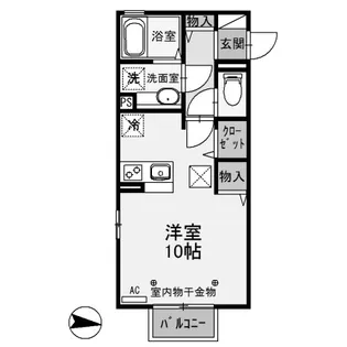 Healin’Grove N【1階】の間取り