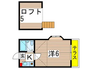 ジュネパレス稲毛第9【2階】の間取り