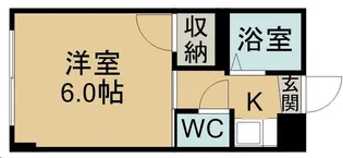 コーポ向山【1階】の間取り