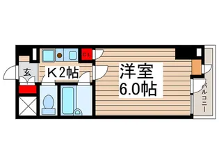 アクシス大久保【6階】の間取り