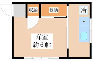 大津荘【2階】の間取り