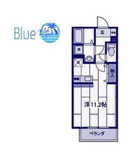 Lanai Inamura【3階】の間取り