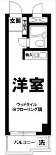 スカイコート市ヶ谷【1階】の間取り