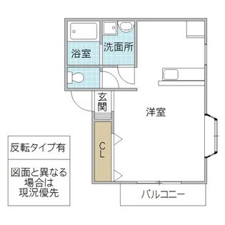 シェルコート牧園 E【2階】の間取り