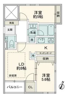 氷川坂ホームズ【2階】の間取り
