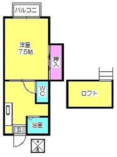 アートイン ミントハウス【1階】の間取り