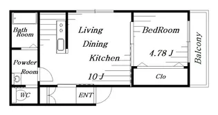 Plate【1階】の間取り