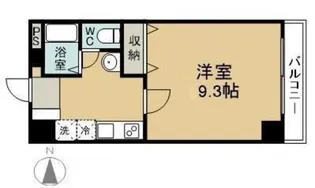 ニューレント中祥【3階】の間取り