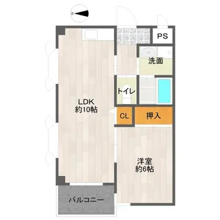 レクシア上新庄【4階】の間取り