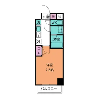 ディアレイシャス尾頭橋【10階】の間取り