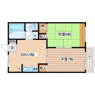 ライフ台原【2階】の間取り