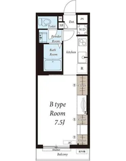 リブリ・高根エヌエス【3階】の間取り