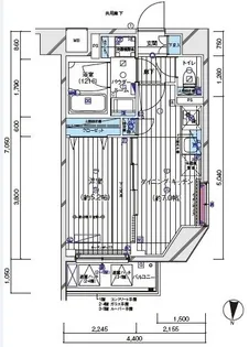 メインステージ板橋WEST【4階】の間取り