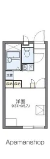 レオパレスウィング篠栗【2階】の間取り