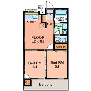 グレンデールヒル【1階】の間取り