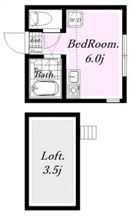 ユナイト妙蓮寺ストリングス【2階】の間取り